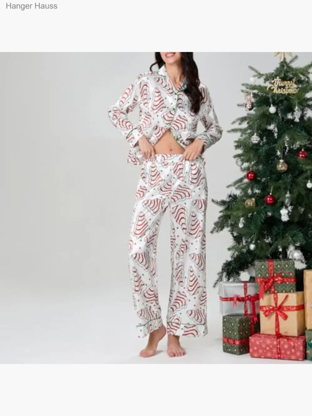 Christmas Pajama Set - Long Sleeve Two Piece Pjs Pants Set